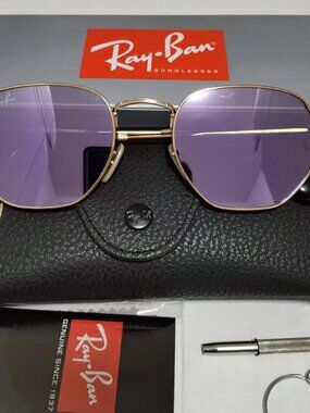 Authentic Ray-Ban Hexagonal sunglasses 3548N 51MM